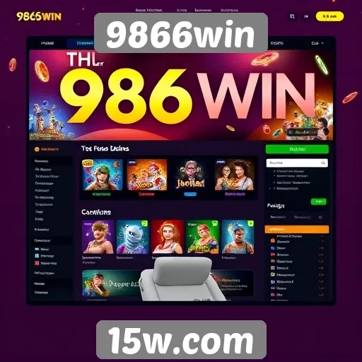 Análise da interface do usuário do site 9866win